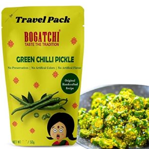 Bogatchi Green Chilli Pickle 50g