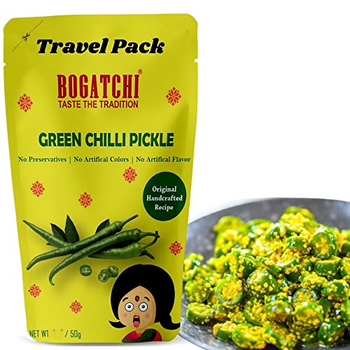 Bogatchi Green Chilli Pickle 50g
