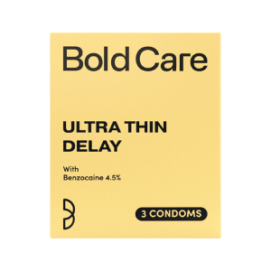 Bold Care Super Ultra Thin Delay Condoms