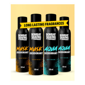 Bombay Shaving Company Fresh Aqua & Intense Musk Luxury Deodorant