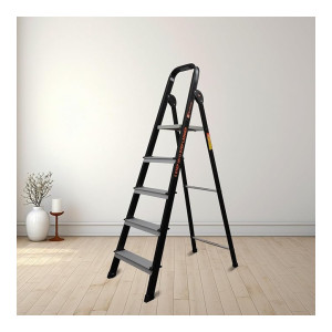 Bonkaso 5 Steps Foldable Ladder (120kg Capacity)