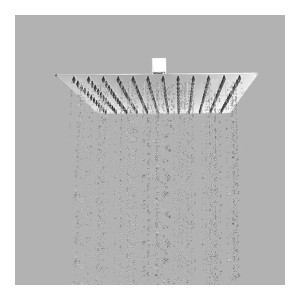 BonKaso Square Slim Rain Shower Head 6 Inch