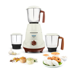 Borosil Home Star Mixer Grinder, 500 Watts, 3 Jars