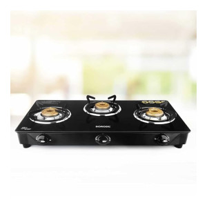 Borosil Magnum Gas Stove (3 Burner)