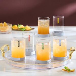 Borosil Vision Drinking Glass Set 6pc with Silicone Base Rs. 453