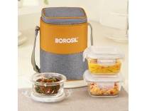 Borosil Zest Lunchbox 3pc Set
