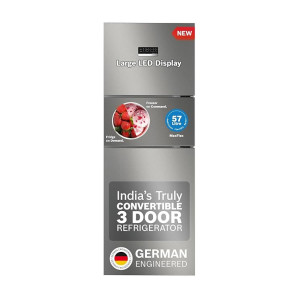 Bosch 303L 3 Star MaxFlex Convert Frost Free Triple Door Refrigerator