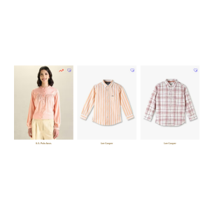 Jack & Jones, US Polo, Lee Cooper & More Brands Shirts