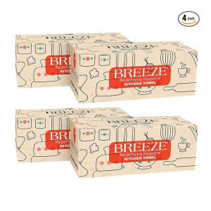 Breeze Kitchen Towel Pack of 4 at Rs140 | Amazon Deal