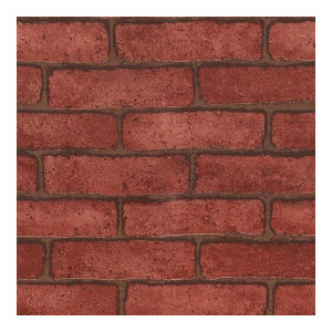 Brick Wallpaper Self Adhesive Brick Design Wall Stickers DIY (2 Feet X 15 Feet)