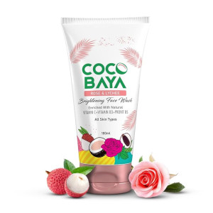 Brightening Face Wash with Rose, Lychee, Vitamin C, B3 & ProVit B5 (100ml)