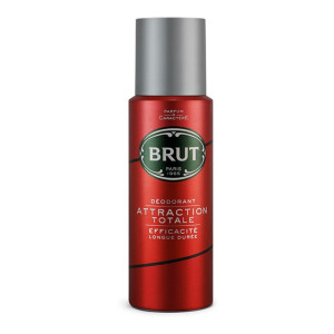 BRUT Attraction Deodorant for Men, Lime & Mandarin Fragrance 200ml
