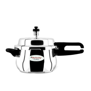 Butterfly Curve 3 Litres Stainless Steel Outer Lid Pressure Cooker