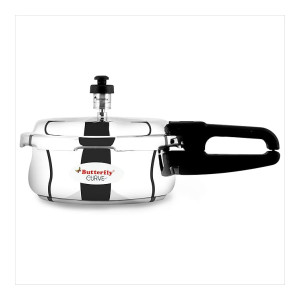 Butterfly Curve Stainless Steel Outer Lid Pressure Cooker, 2 Litre