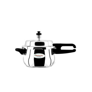 Butterfly Curve Induction Base Stainless Steel Pressure Cooker 3 L