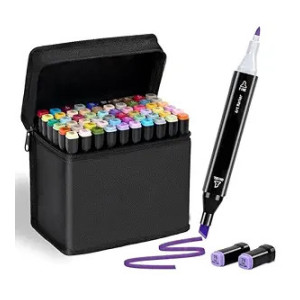 Cable World Dual Tips 48 Colors Markers