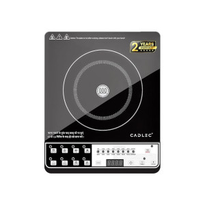Cadlec CookEase 2000W Induction Cooktop with 8 Cooking Modes