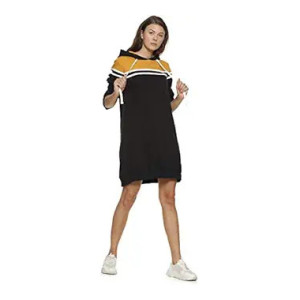 Campus Sutra Women Stylish Long Hooded Sweatshirt