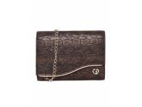 Caprese Merle Clutch Medium Brown Rs. 725
