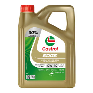 Castrol EDGE 0W-40 Advanced Full Synthetic Engine Oil for Cars | ACEA C3