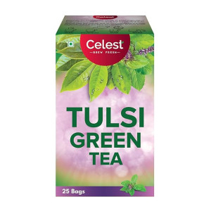 Celest Tulsi Green Tea 25 Teabags