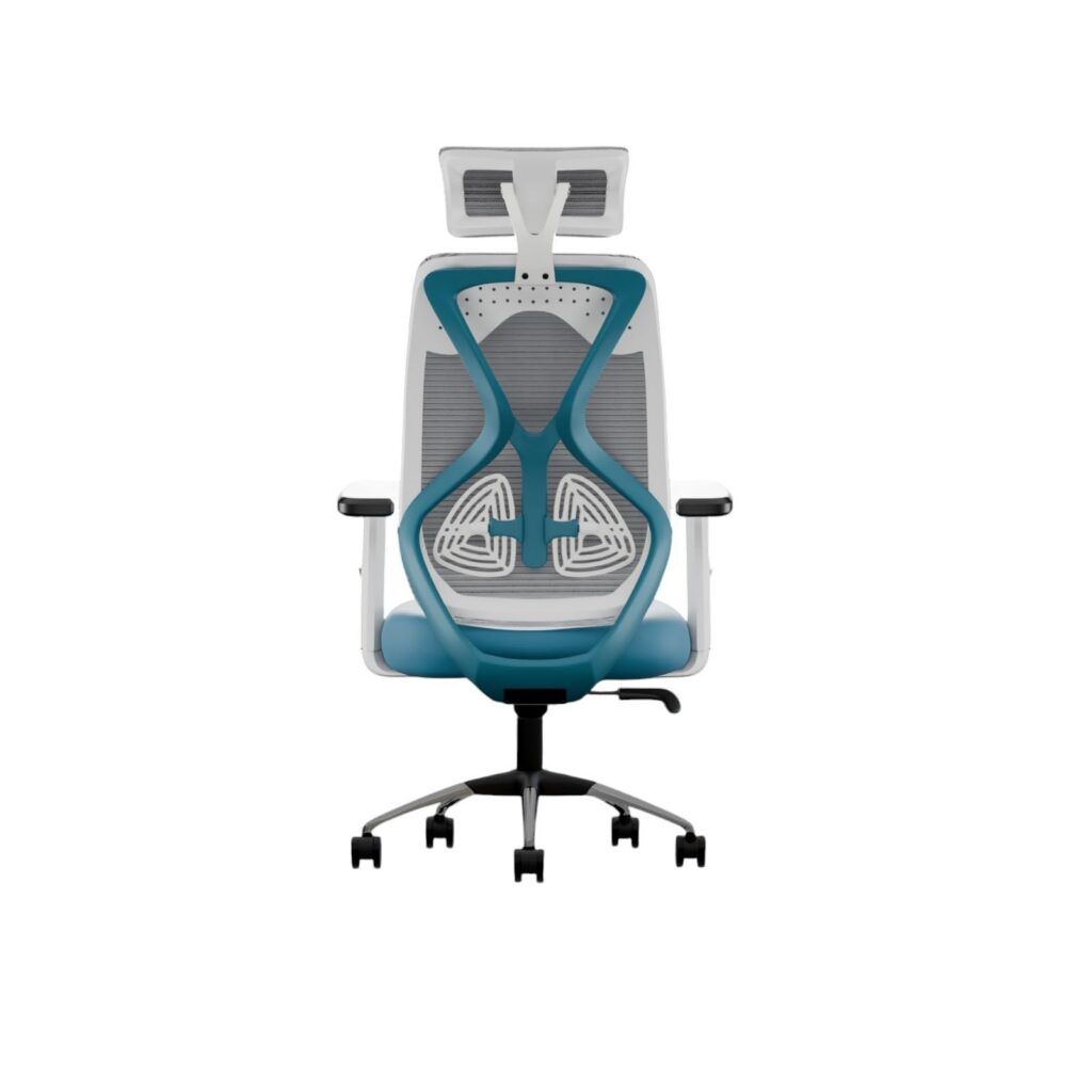 CELLBELL C190 Berlin Office Chair High Back Mesh Ergonomic Desk Chair White Blue Rs 5997 Amazon Deal