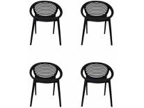 SBI CC Deal Cello Abacus Plastic Chair Set Pack of 4 Black Rs. 5790 Amazon