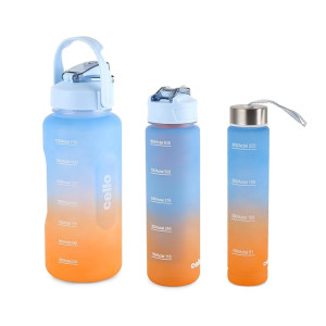CELLO All Day Set of 3 Water Bottles (Different Sizes)