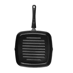 Cello Aluminium Non Stick Grill Pan Square Black Gas Stove Rs. 648 Amazon Deal