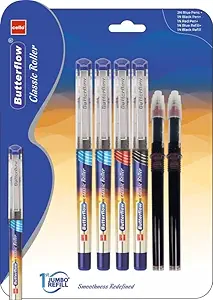 Cello Butterflow Roller Pen Set Pack of 4 Rs. 175