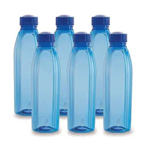 CELLO Crystal 1000ml Water Bottles (Set of 6)