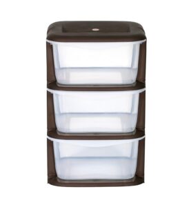 Cello Cuboid Storage Unit With 3 Drawers Rs. 1195