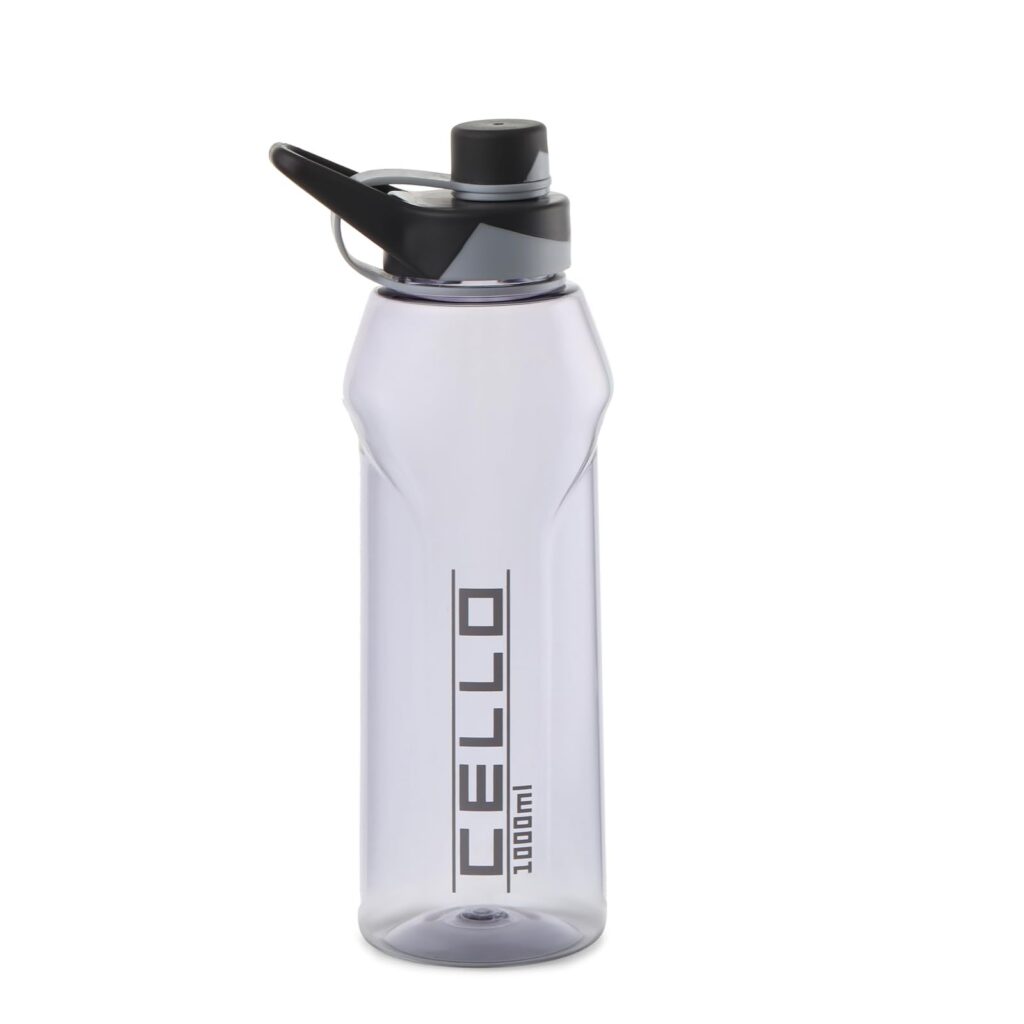 DEAL CELLO Fitbe Sipper Bottle 1000ml Black Grey Rs 225