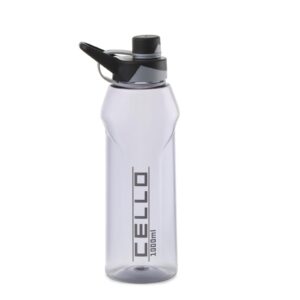 DEAL CELLO Fitbe Sipper Bottle 1000ml Black Grey Rs 225