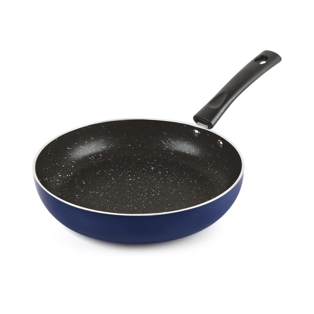 Deal Cello Regal Non Stick Blue Fry Pan 22cm for Rs. 449