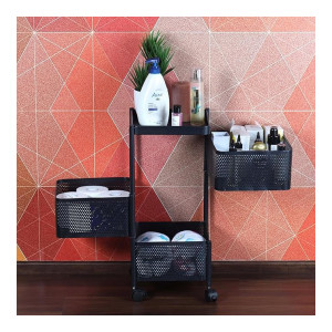 CELLO Kitchen Pro Trolley with Wheels | Multi-Purpose Storage Organizer
