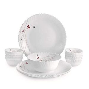 Cello Opalware Dazzle Lush Fiesta Dinner Set 13Pcs Rs. 799