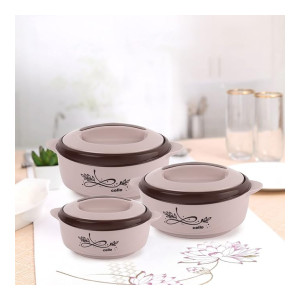 CELLO Sapphire Double Walled Insulated Casserole Set of 3