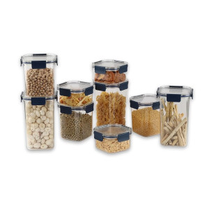CELLO Stack Lock BPA Free Airtight Storage Box Set of 9