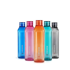 Cello Venice Water Bottles Set of 5, 1000ml Each