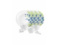 Cello White Opalware Dinner Set 22 Pieces for Rs. 917