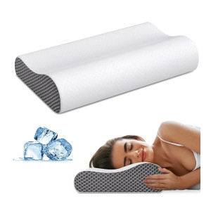 Cervical Memory Foam Neck Pillow for Pain Relief
