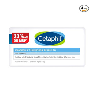 Cetaphil Cleansing Moisturizing Syndet Bar