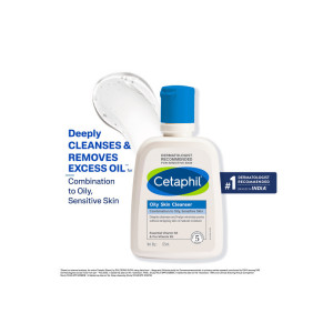 Cetaphil Oily Skin Cleanser 125ml With Vitamin B5 & Coupon