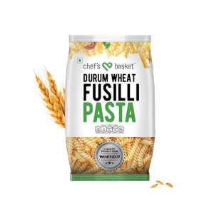 Chef’s Basket Fusili Pasta Made With 100% Durum Wheat Semolina, No Maida