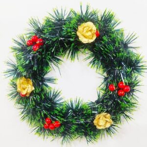 Christmas Cherry Wreath for Xmas Decorations
