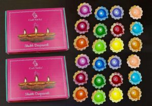 CraftVatika 24 Clay Diyas Diwali Decoration