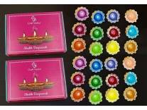 CraftVatika 24 Clay Diyas Diwali Decoration