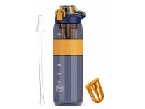 Clazkit 1600ML Water Bottle with Travel Mugs