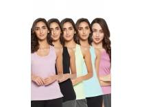Clovia Women’s Cotton Camisole Pack of 5
